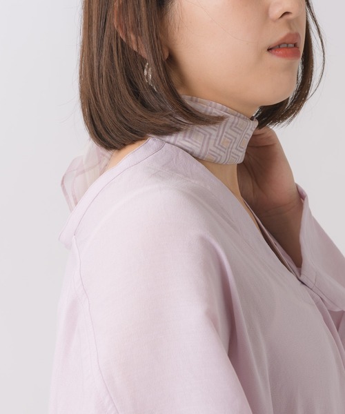 巻き方②固結びの結び目を後ろにしてもおしゃれ