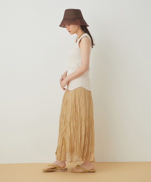 【WEB限定】ハニカムメッシュタンクトップ