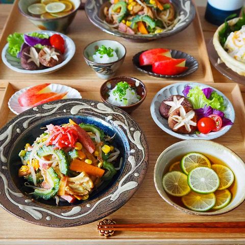 8月の献立に!ゴーヤー入り麩チャンプルー