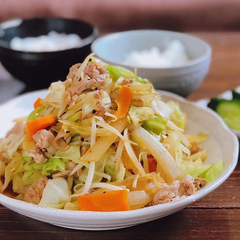 残り野菜でもOK！豚肉野菜炒めレシピ