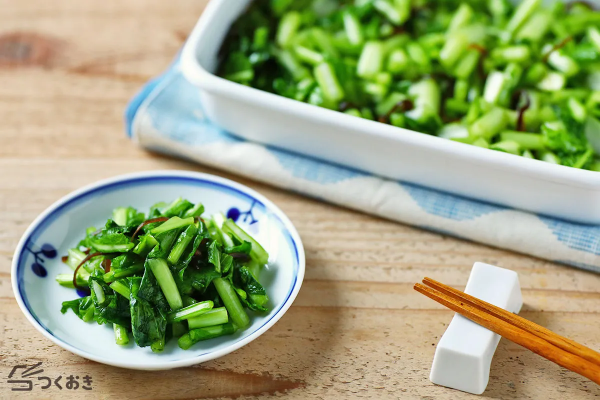 栄養◎な定番副菜！かぶの葉の浅漬けレシピ