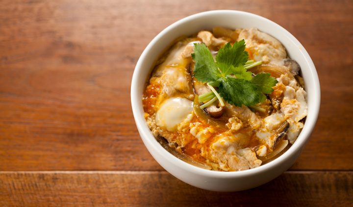 蒸したら簡単 とろり玉子の親子丼