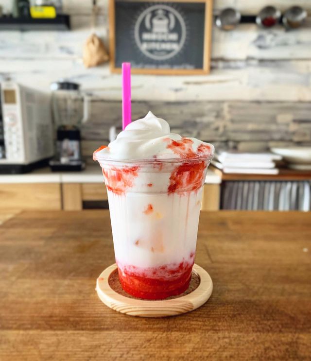 人気消費レシピ!ストロベリーチーズシェーク