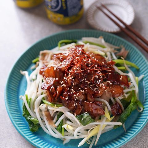 肉味噌サラダ