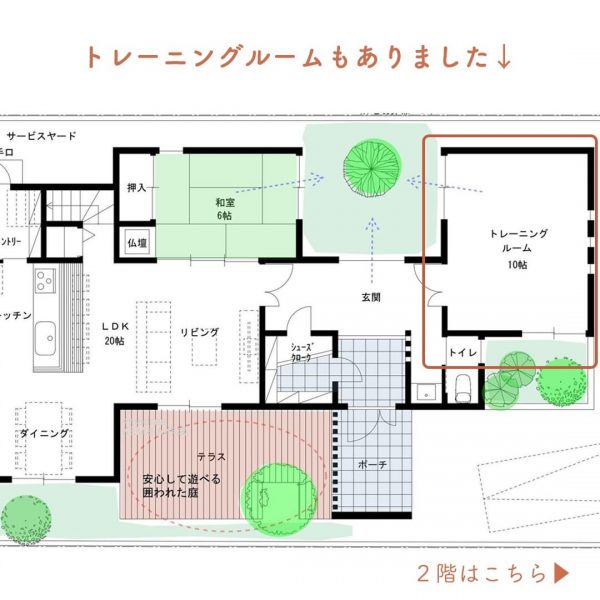 洗濯物が干しやすい！外干しも室内干しも◎間取り。4