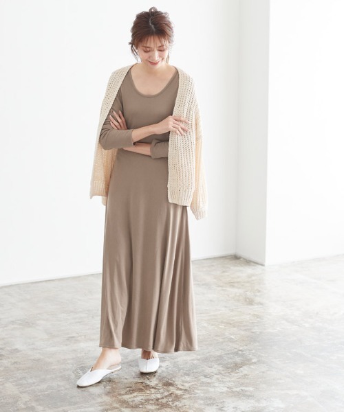 骨格ナチュラルさんにはこのワンピース 21秋 体型に合う着こなしスタイル Folk