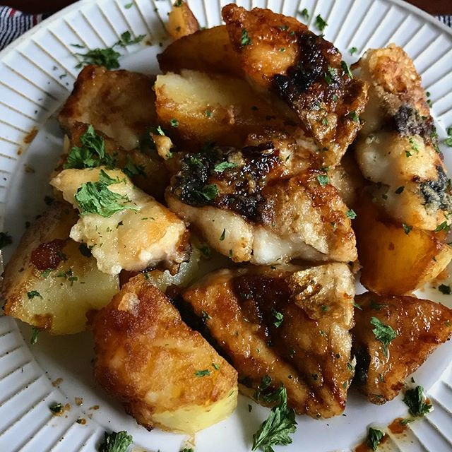 簡単!サバとじゃがいもの照り焼きバター
