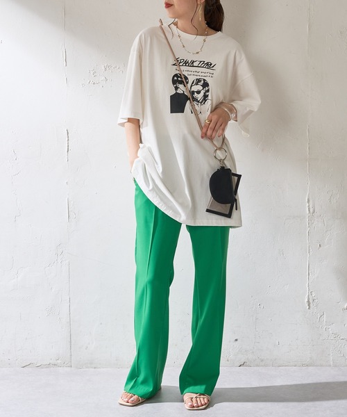 ビッグtシャツのレディースコーデ 21夏 大きめサイズをおしゃれに着こなそう Folk