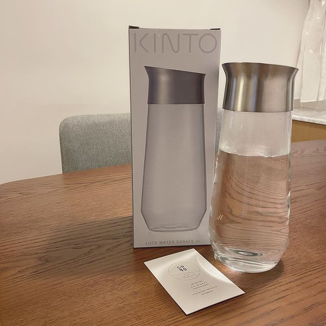 上質なピッチャー、KINTO「LUCE ウォーターカラフェ」