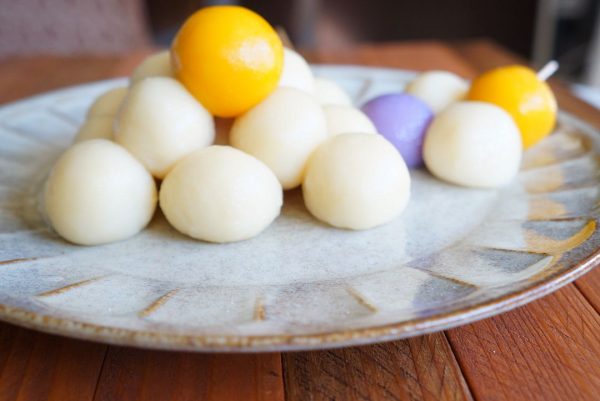 旬の秋野菜で作る和菓子♪三色団子レシピ