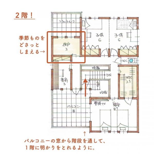 来客をウラ側でご案内！玄関からのおもてなし動線◎5