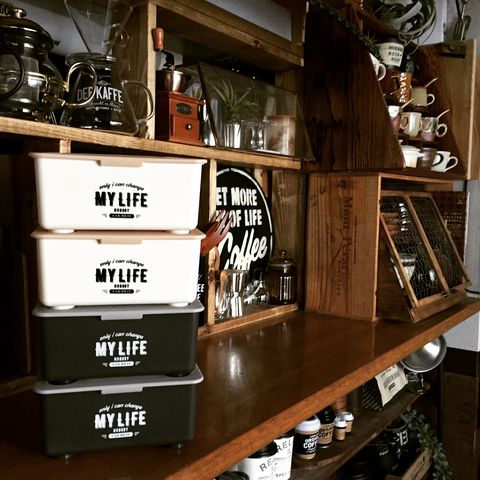 重ねて使える便利な100均収納