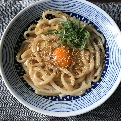 レンジ1発で簡単!つゆ油うどんレシピ