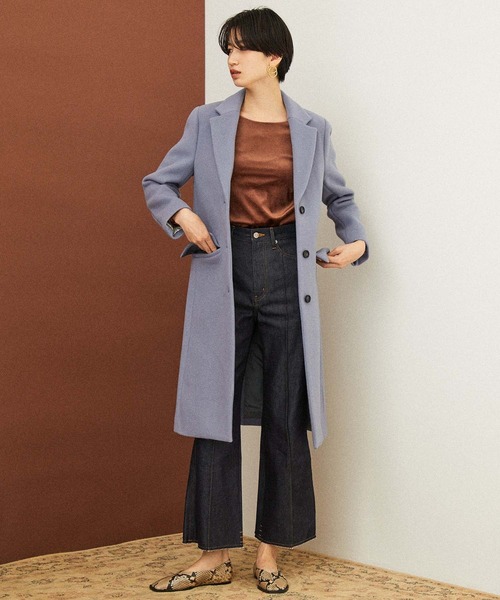 ブルーコートコーデのレディース特集 大人女子におすすめの着こなしをご紹介 Folk