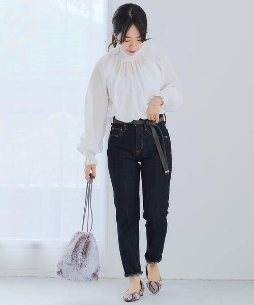 低身長ぽっちゃりさん向けの秋コーデ12