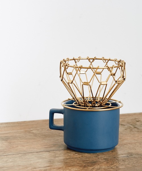 【KIKKERLAND/キッカーランド】Brass Collapsible Coffee Dripper/ブラスコラプシブルコーヒードリッパー