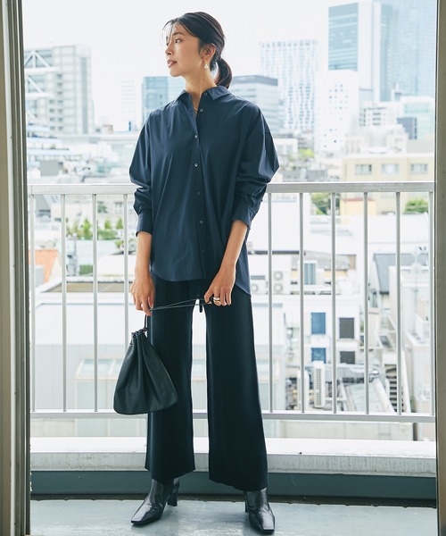 トレンドのニットパンツコーデ21選 21秋 大人女性のおしゃれな着こなし Folk