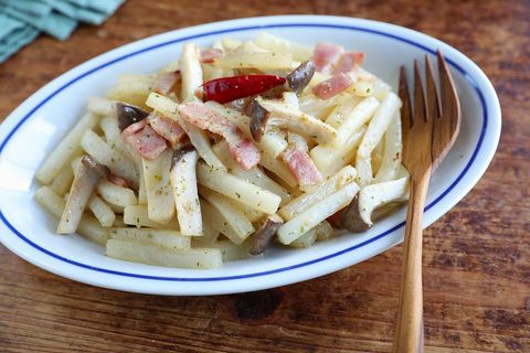 大根とベーコンのペペロン炒めレシピ