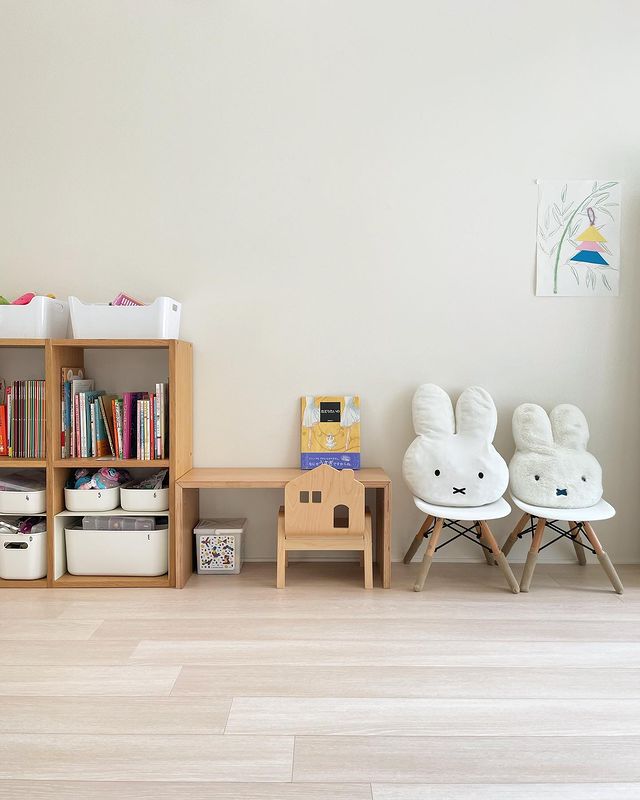 キッズ家具として使うコの字の家具