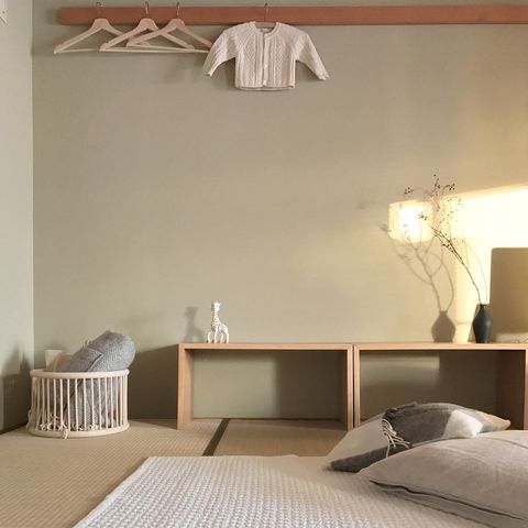 和室にコの字の家具