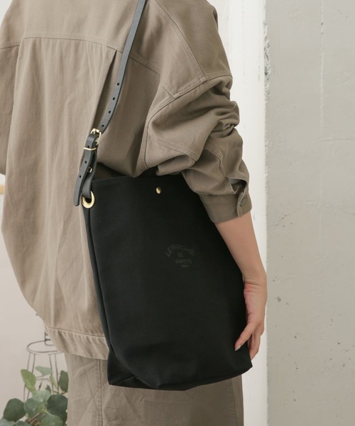 【WEB限定】URBAN RESEARCH DOORS SELECT レザーキャンバスショルダー