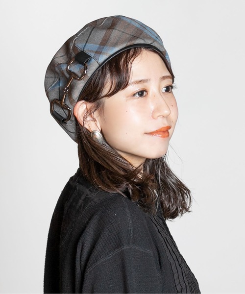 PLAID BERET 6