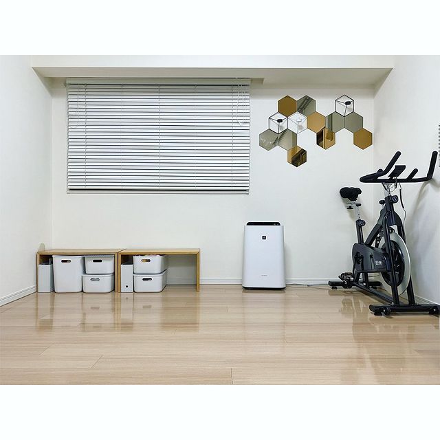 コの字の家具で無印収納