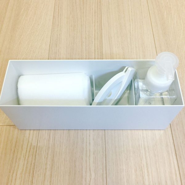 食器洗い3点セットを収納