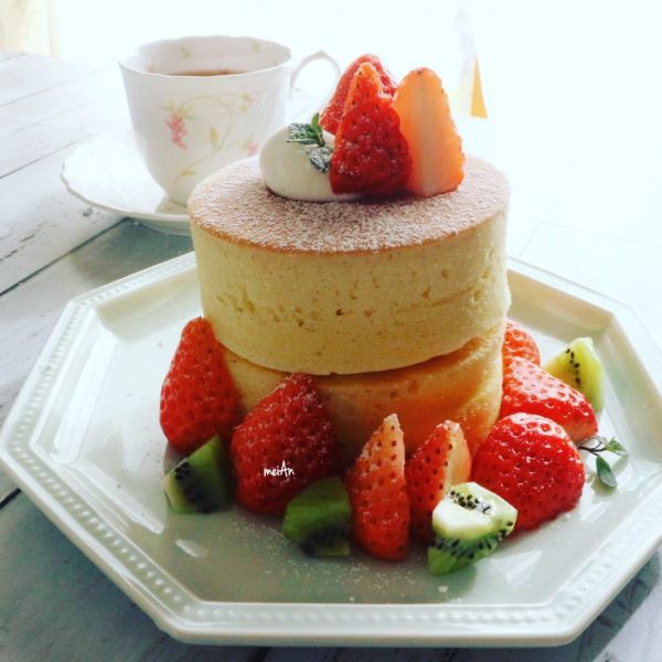 パンケーキの盛り付け10