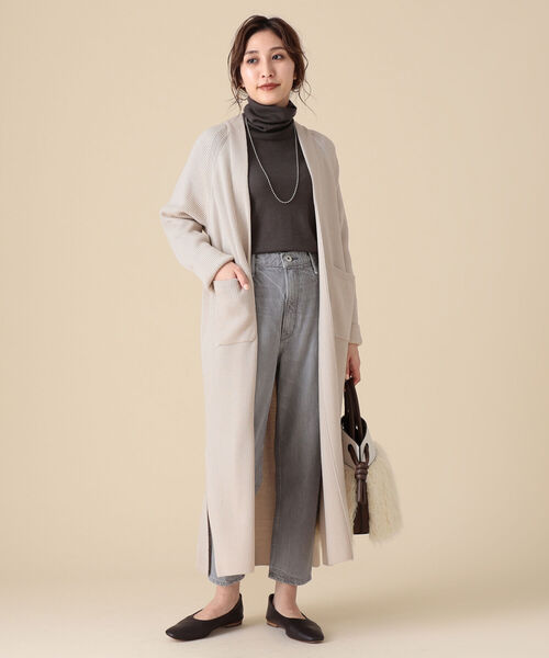 2021秋冬】ロングカーディガンコーデ特集。好印象を与える大人きれいな