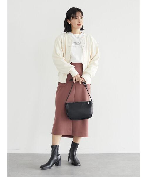 前スリットカットタイトスカート*