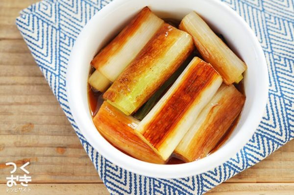 白身魚フライと食べたい焼きネギのポン酢漬け