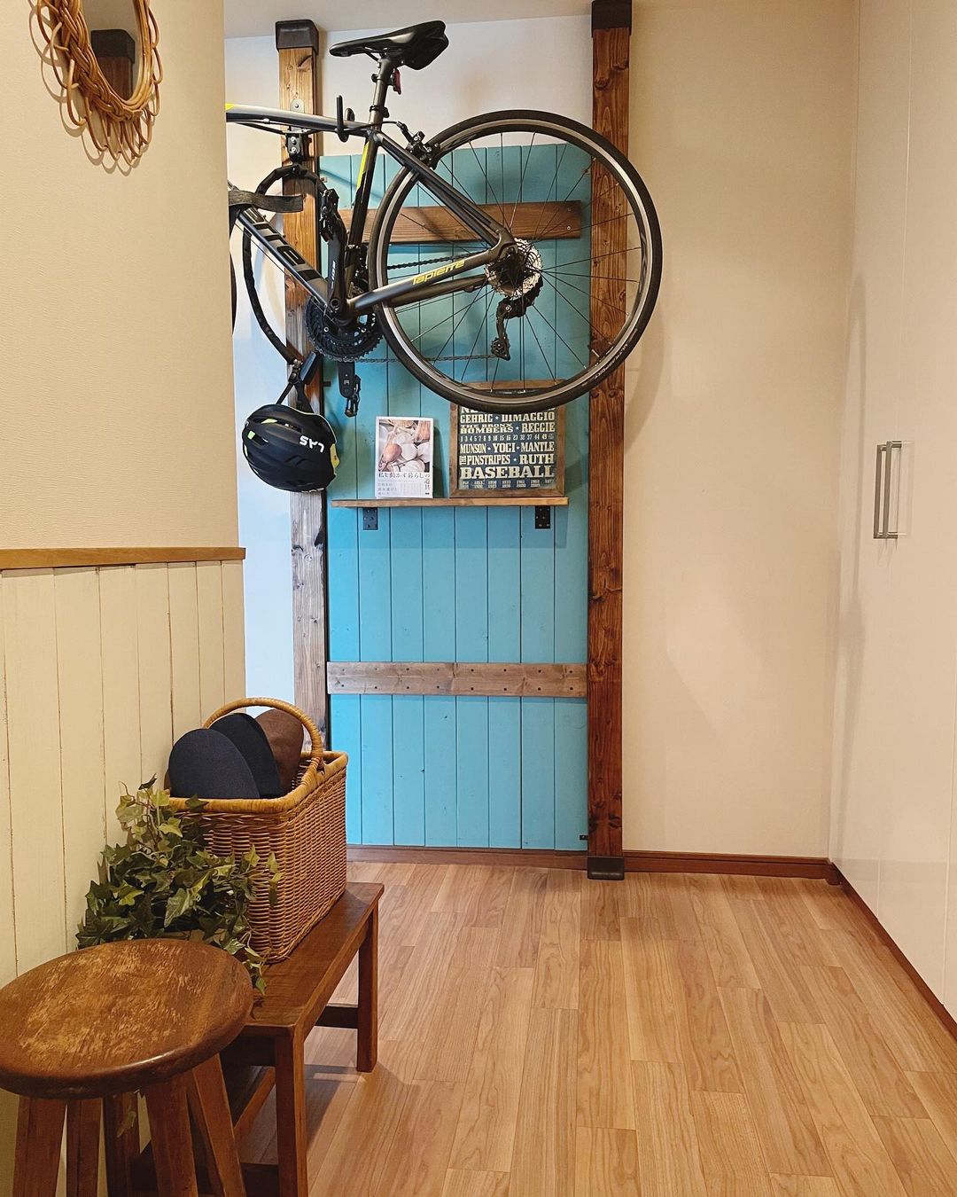 空間を有効に使うディアウォールの棚