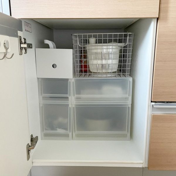 使用頻度が低い調理器具の収納アイデア3