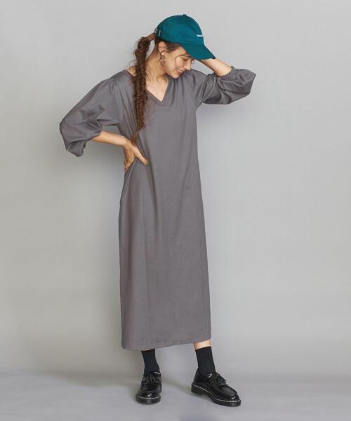 ロゴ入りキャップ×2WAYロングワンピース