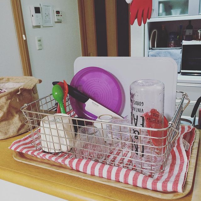 無印良品のステンレスワイヤーバスケット水切りかご