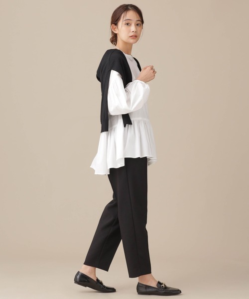 スポンジーカルゼストレッチタックパンツ