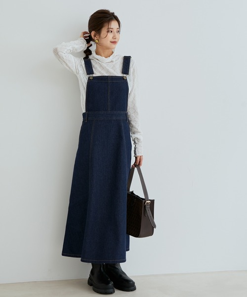 22 ジャンパースカートで作る素敵な春コーデ 色別で見る大人の着こなし Folk