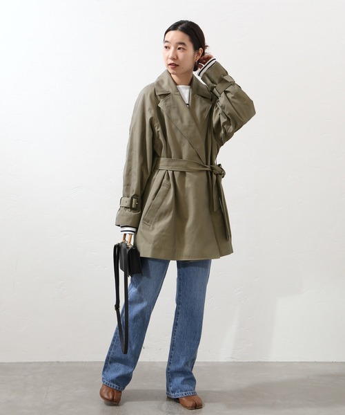 22春のトレンチコートは カーキ をチョイス コーデを格上げする着こなし術 Folk