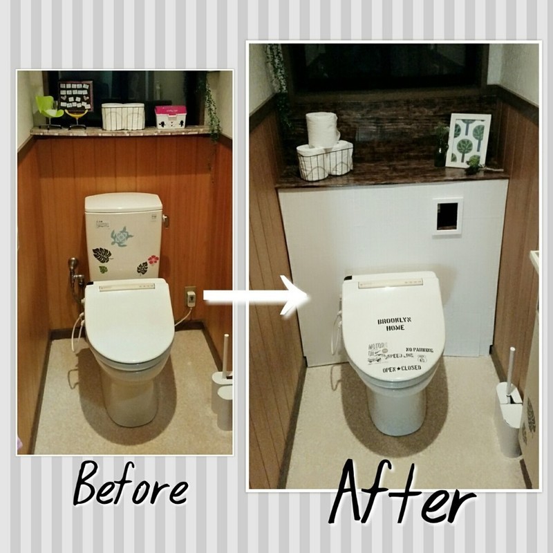 タンクレスが叶う！簡単DIYトイレインテリア