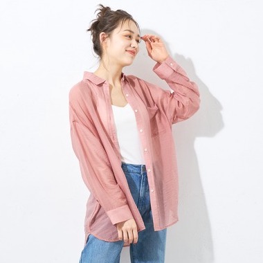 22春はシアーシャツコーデがおすすめ 22 バランスよく合わせる着こなし Folk