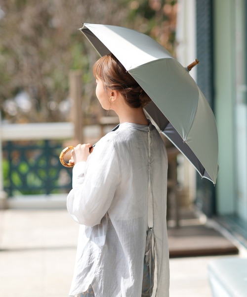 utatane 日傘 完全遮光 晴雨兼用 竹ハンドル 素材