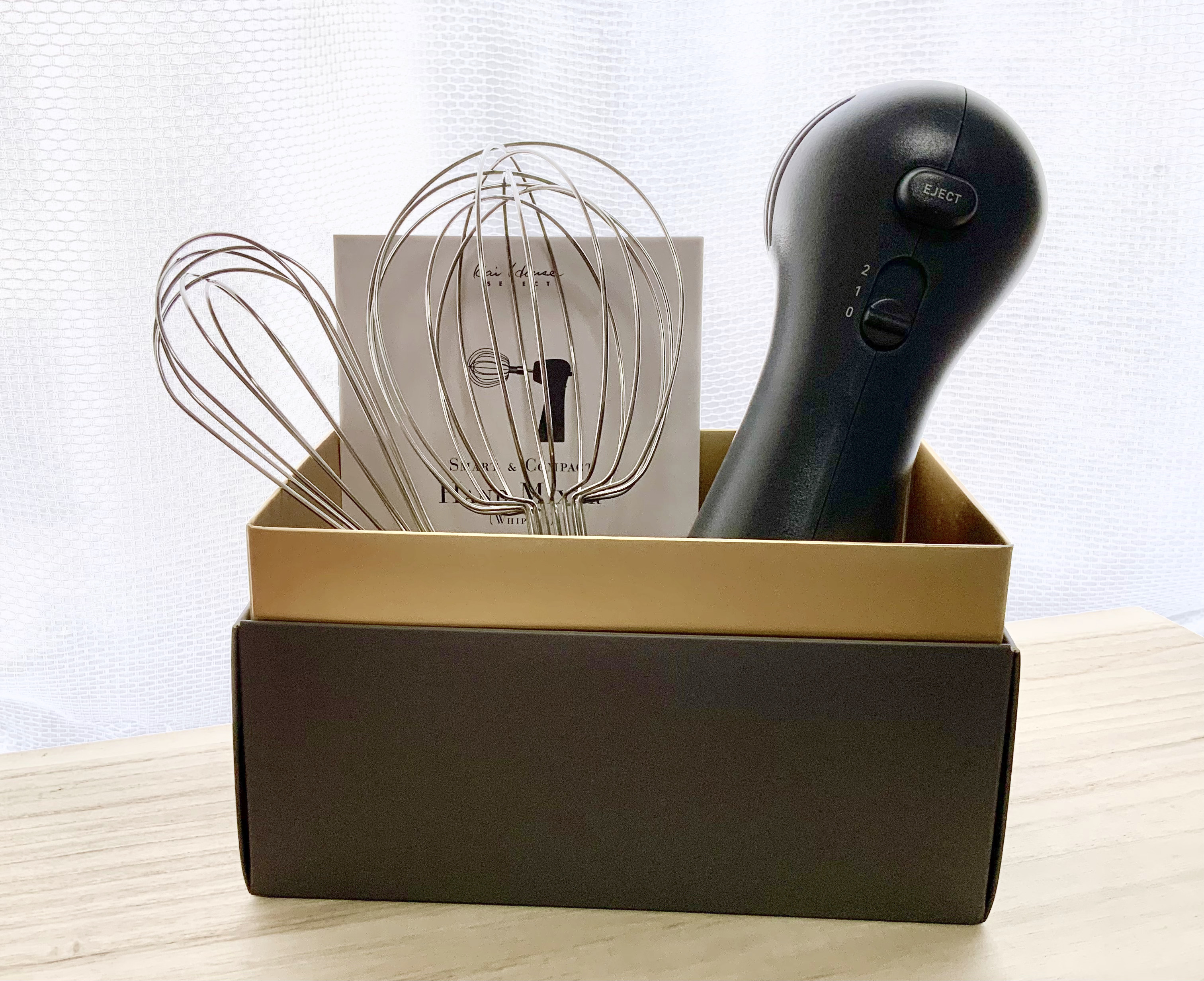 【貝印】SMART&COMPACT HAND MIXER