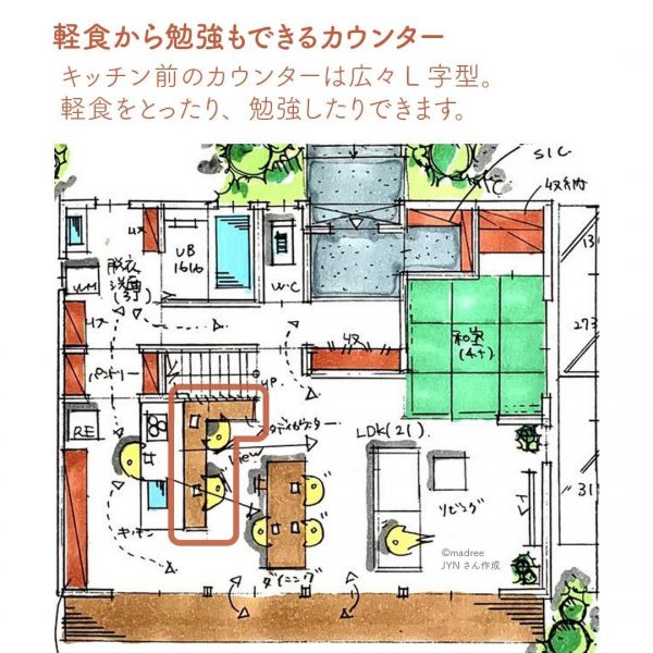 料理と洗濯を同時にできる！家事動線がコンパクトな家5