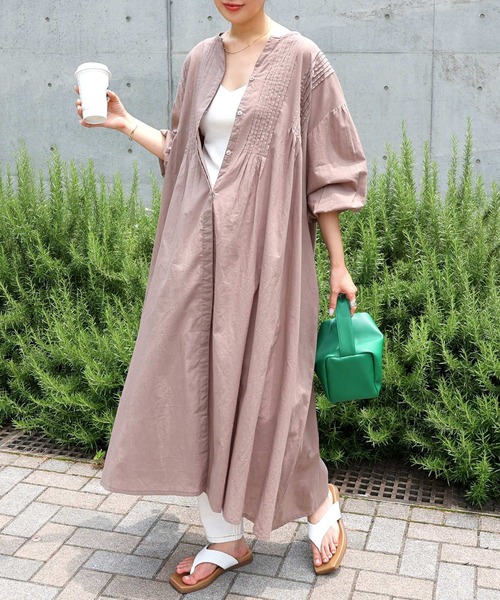 休日に寄り添うゆったりフォルム 羽織りでも使える And Me ワンピース Folk フォーク 休日に寄り添うゆったりフォルム 羽織りでも使える And Me ワンピース Folk フォーク