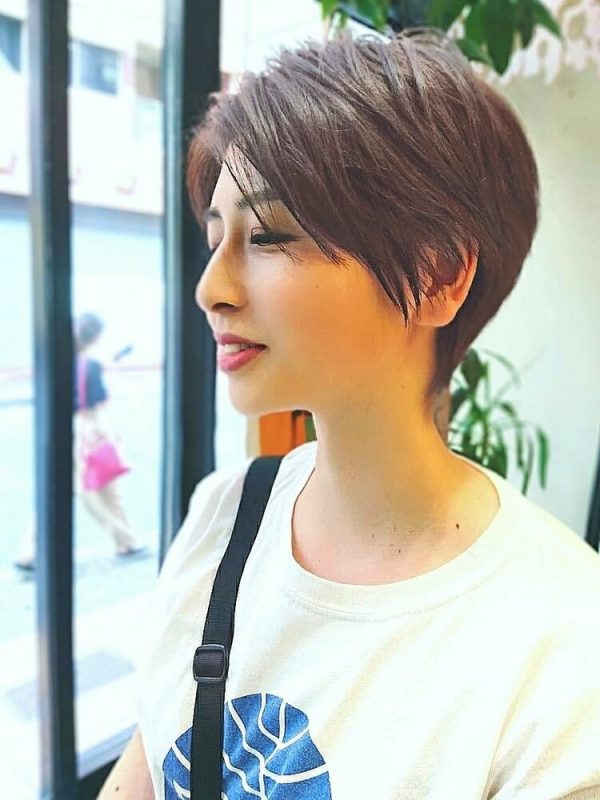 シンプルなのにおしゃれな秋の大人ヘアカラー