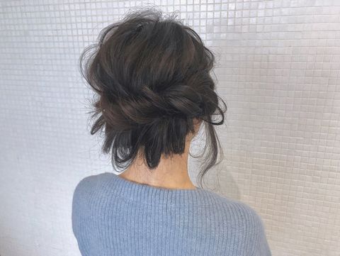 ふんわり感が大人可愛いセルフヘアアレンジ