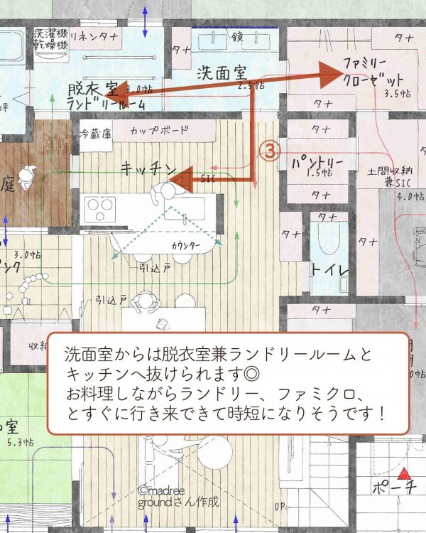 ママ目線で家事も育児もサクサクはかどる間取り5