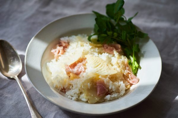 炊飯器で作れるイタリアン風のたけのこピラフ