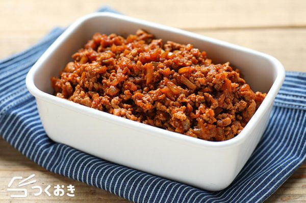 冷凍保存もできる人気の中華風肉みそ